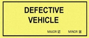 Defect notice