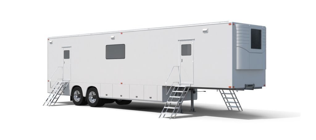 Mobile heavy trailer roadworthy